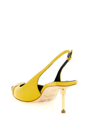 Elisabetta Franchi Bicolor Leather Mid Heel Pumps - EU36.5/US6.5