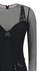 Elisabetta Franchi Black Polyamide Jumpsuit - IT38
