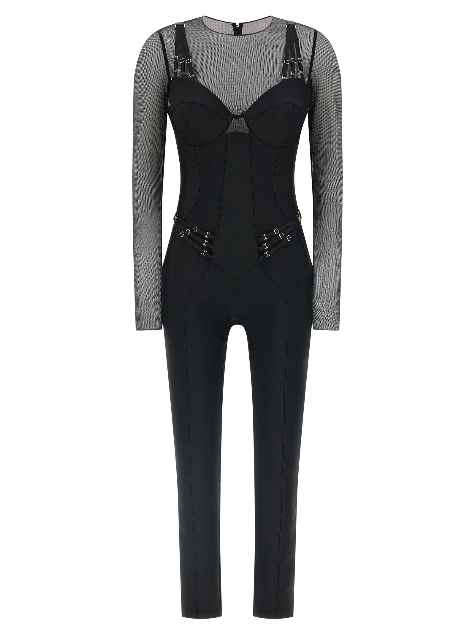 Elisabetta Franchi Black Polyamide Jumpsuit - IT38