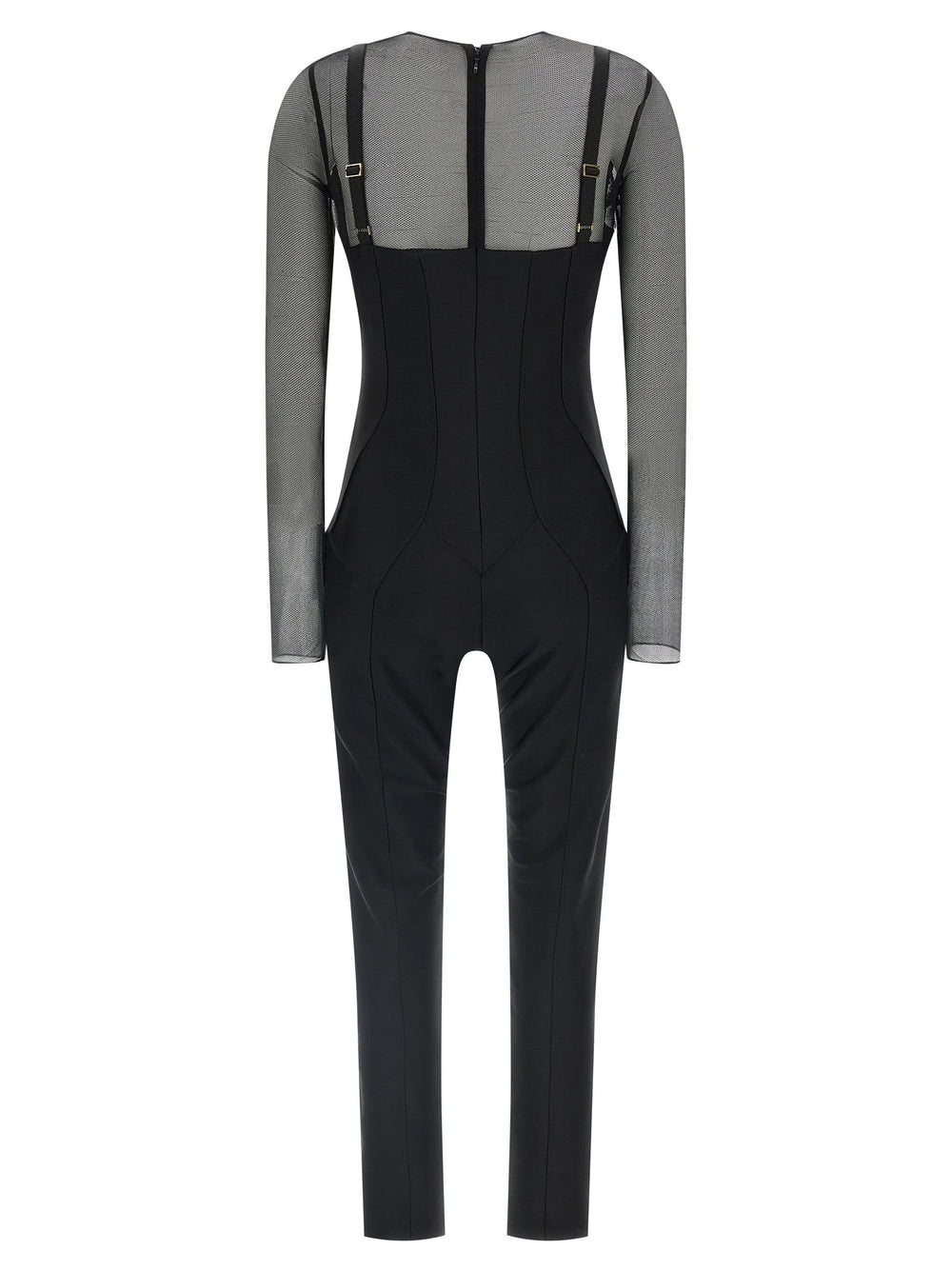 Elisabetta Franchi Black Polyamide Jumpsuit - IT38