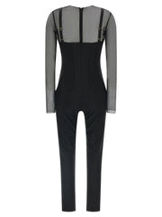 Elisabetta Franchi Black Polyamide Jumpsuit - IT38
