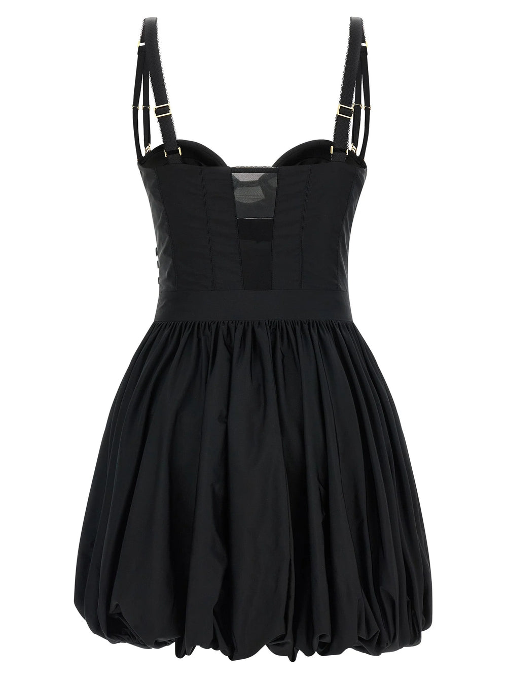 Elisabetta Franchi Black Polyester Short Dress