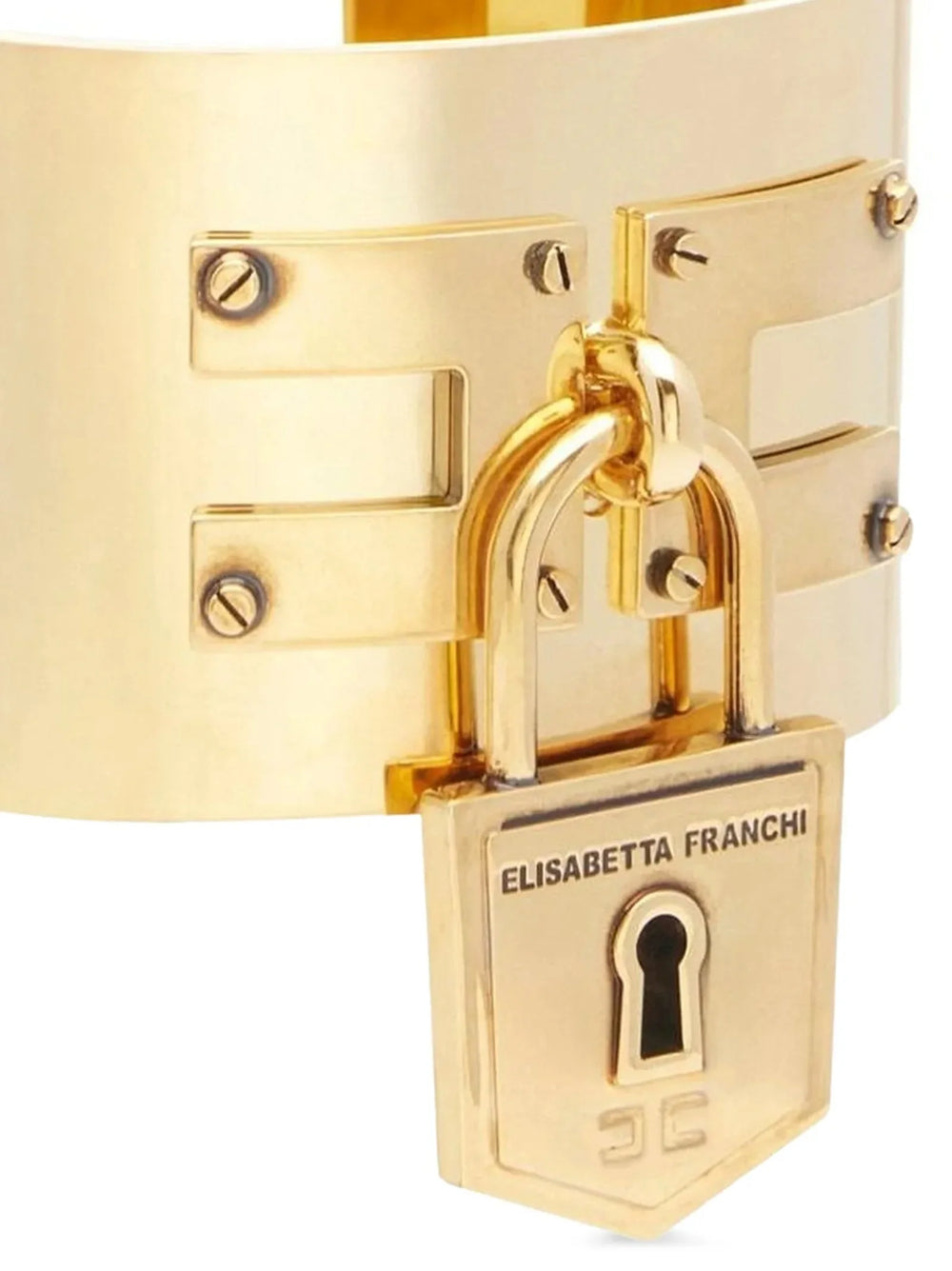 Elisabetta Franchi Gold Brass Bracelet - One Size