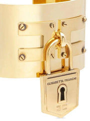 Elisabetta Franchi Gold Brass Bracelet - One Size
