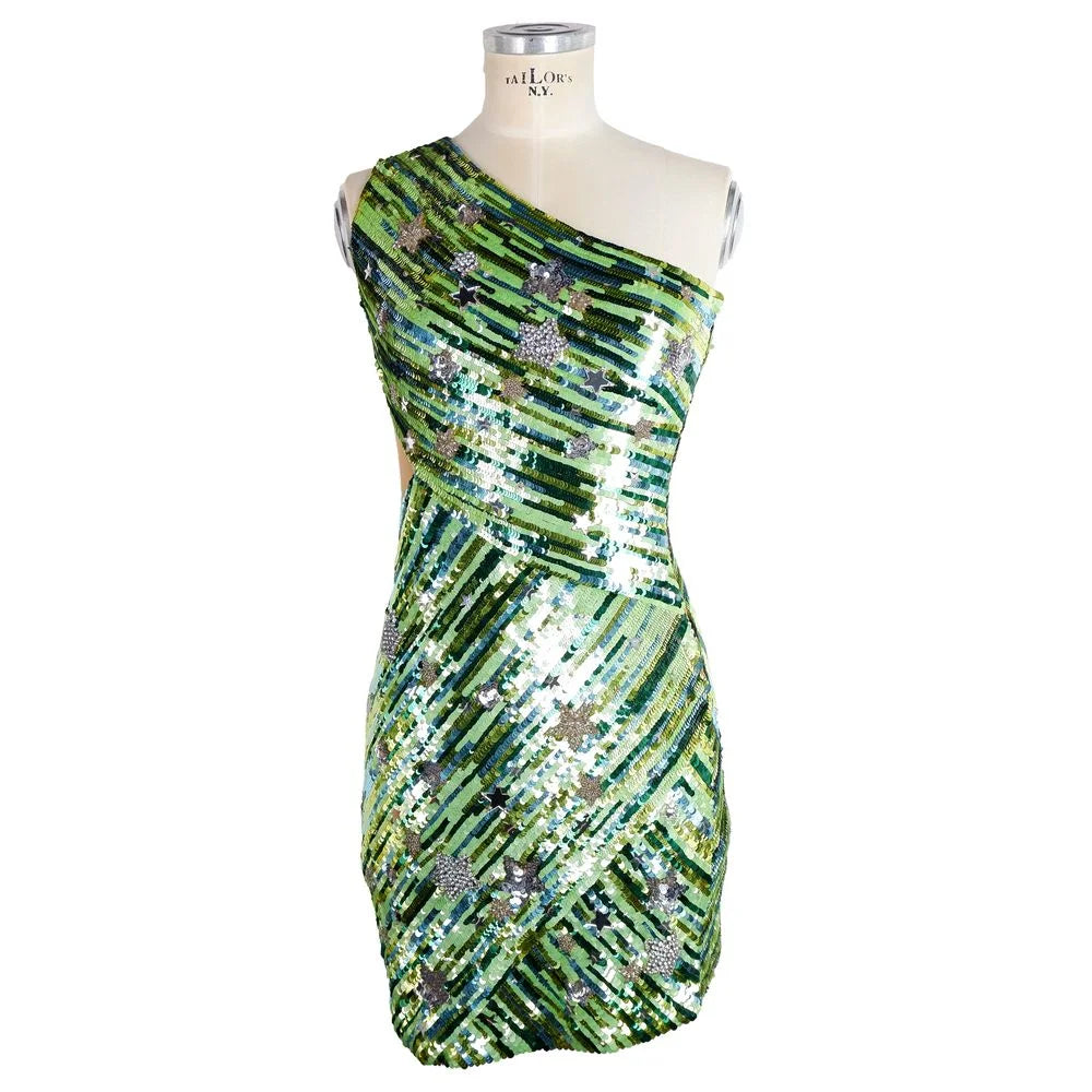 Elisabetta Franchi Green Polyamide Women Dress - Dresses