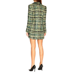 Elisabetta Franchi Green Viscose Women Blazer - IT40|S - Coats & Jackets
