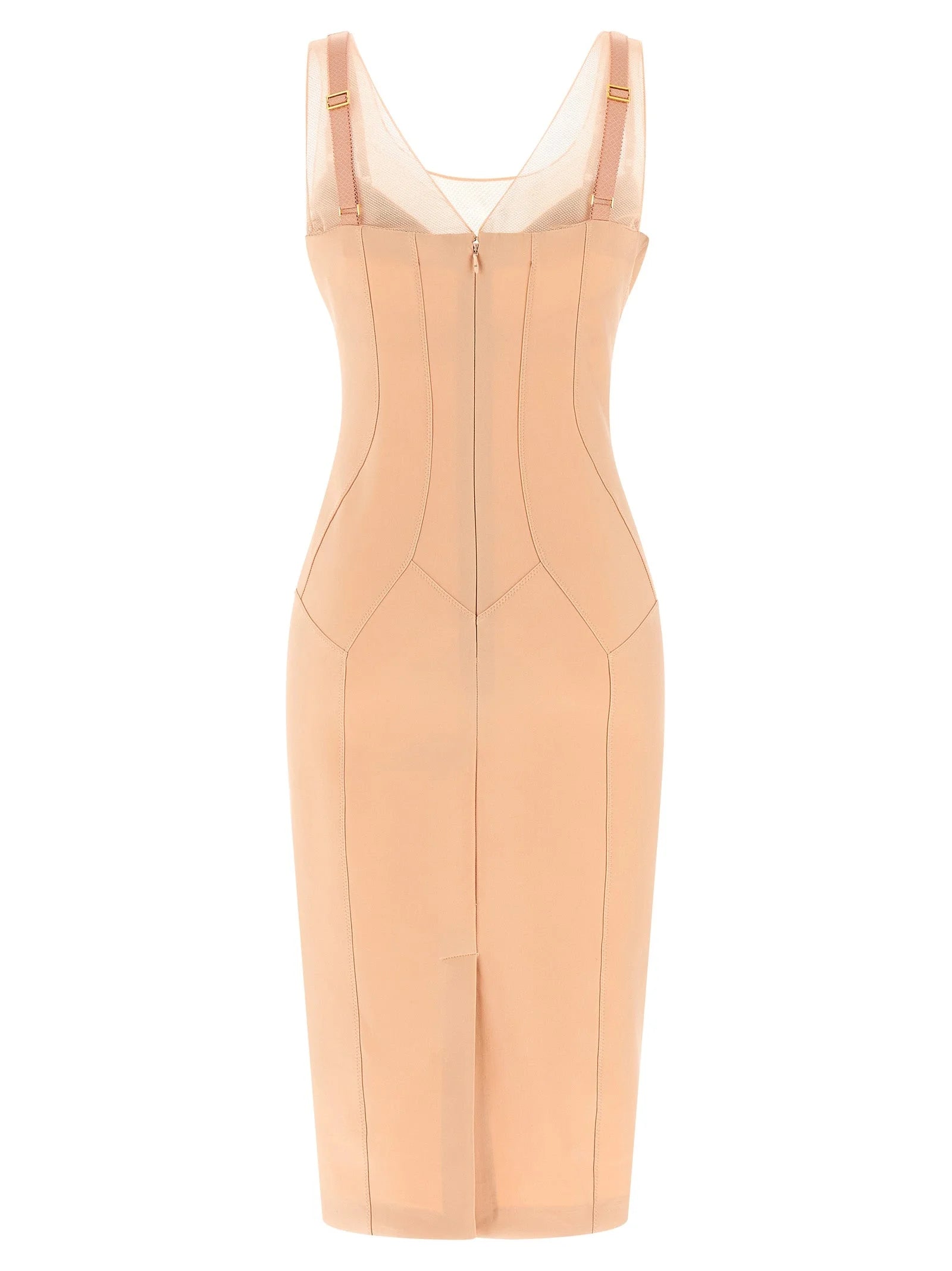 Elisabetta Franchi Multicolor Polyamide Midi Dress