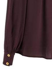 Elisabetta Franchi Purple Viscose Blouse - IT44