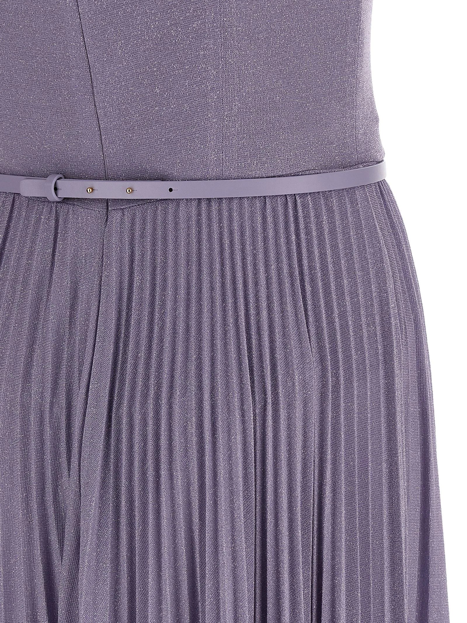 Elisabetta Franchi Purple Viscose Long Dress - IT40