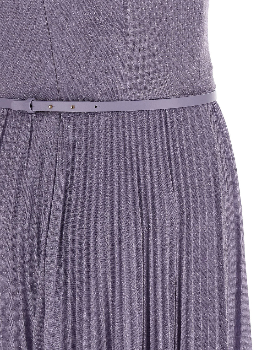 Elisabetta Franchi Purple Viscose Long Dress - IT40