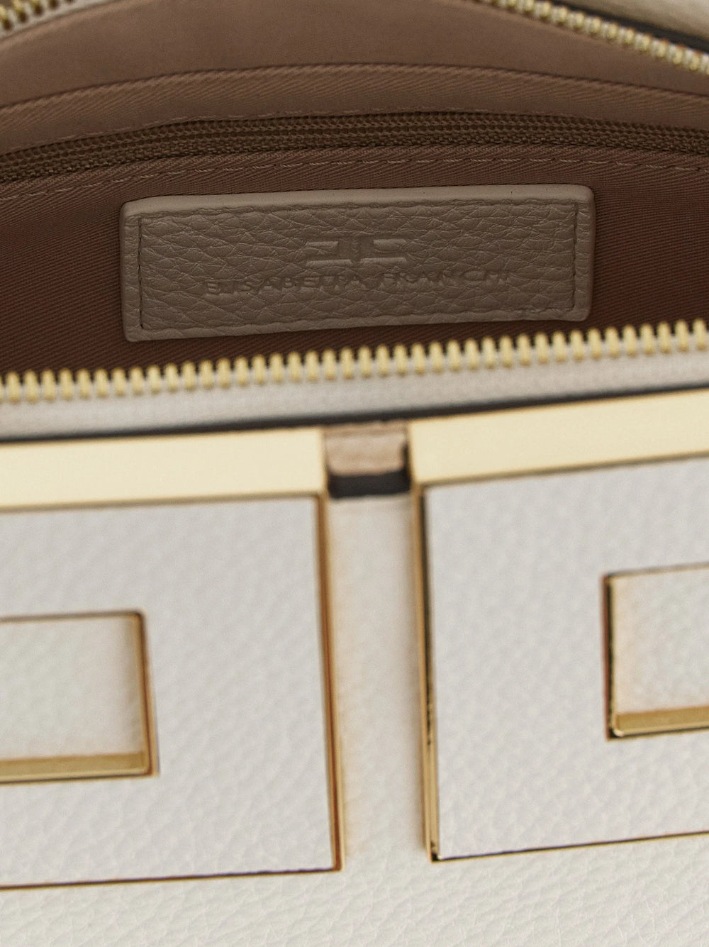 Elisabetta Franchi White Polyester Handbag
