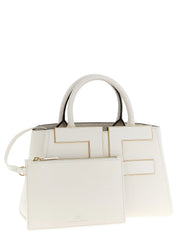 Elisabetta Franchi White Polyester Tote Bag