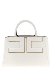 Elisabetta Franchi White Polyester Tote Bag