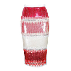 Elisabetta Franchi White Polyester Women Skirt - IT40|S