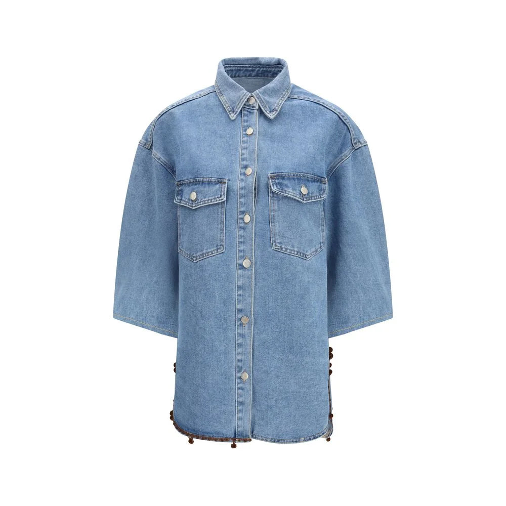 Ella Chaqueta Vaquera de Algodón Azul - IT40 | M
