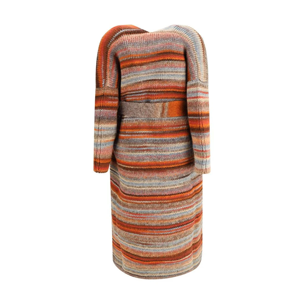 Ella Long belted Sweater - L