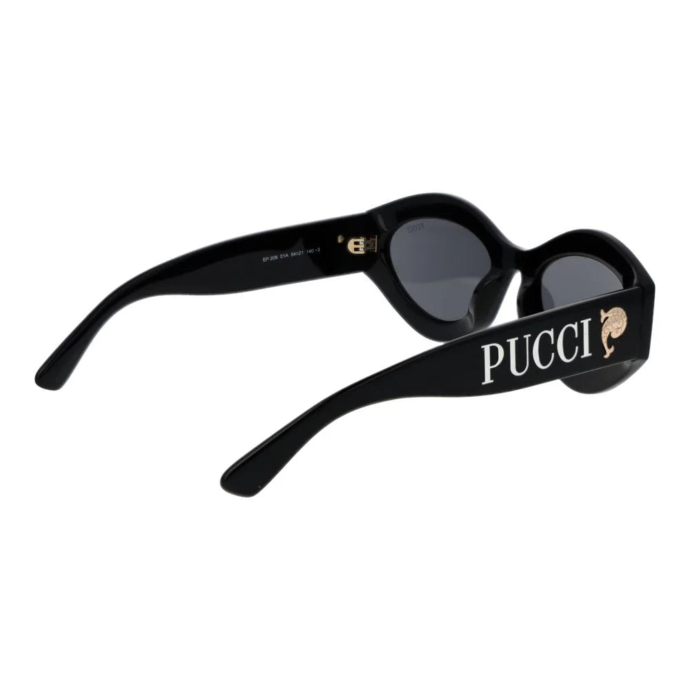 Emilio Pucci Black Acetate Sunglasses