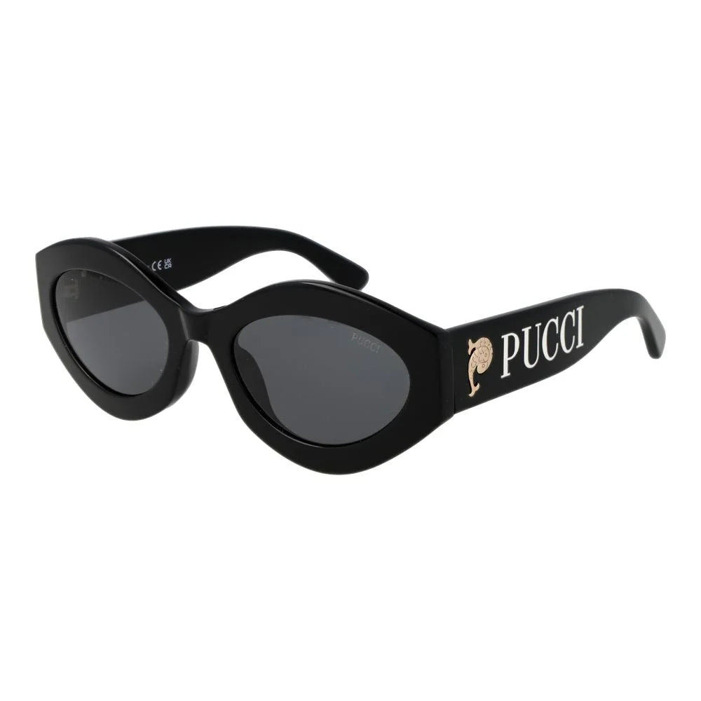 Emilio Pucci Black Acetate Sunglasses
