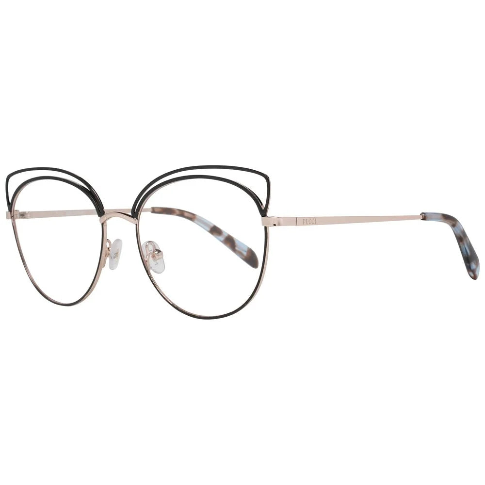 Emilio Pucci Black Metal Glasses (Frames)