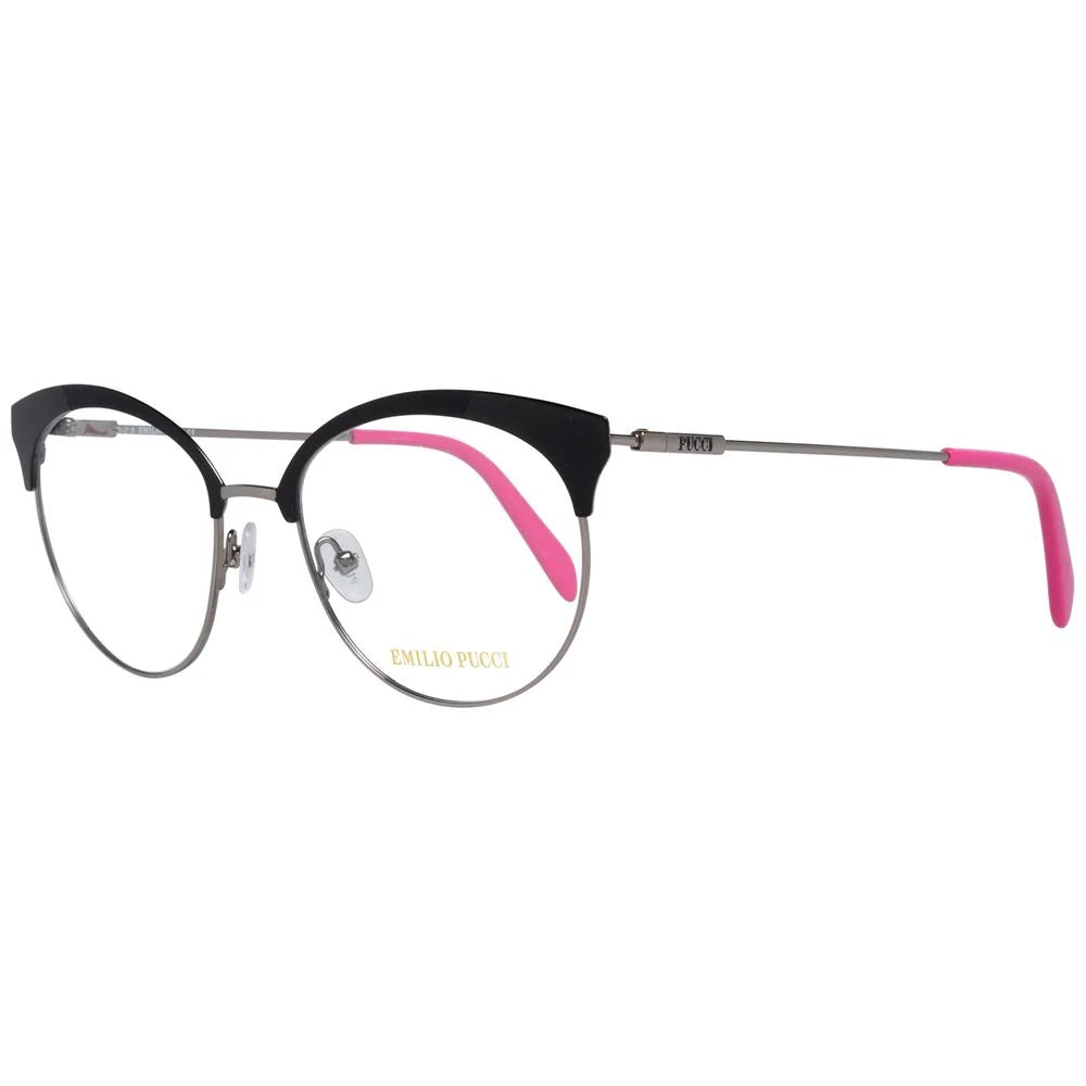 Emilio Pucci Black Metal Glasses (Frames)
