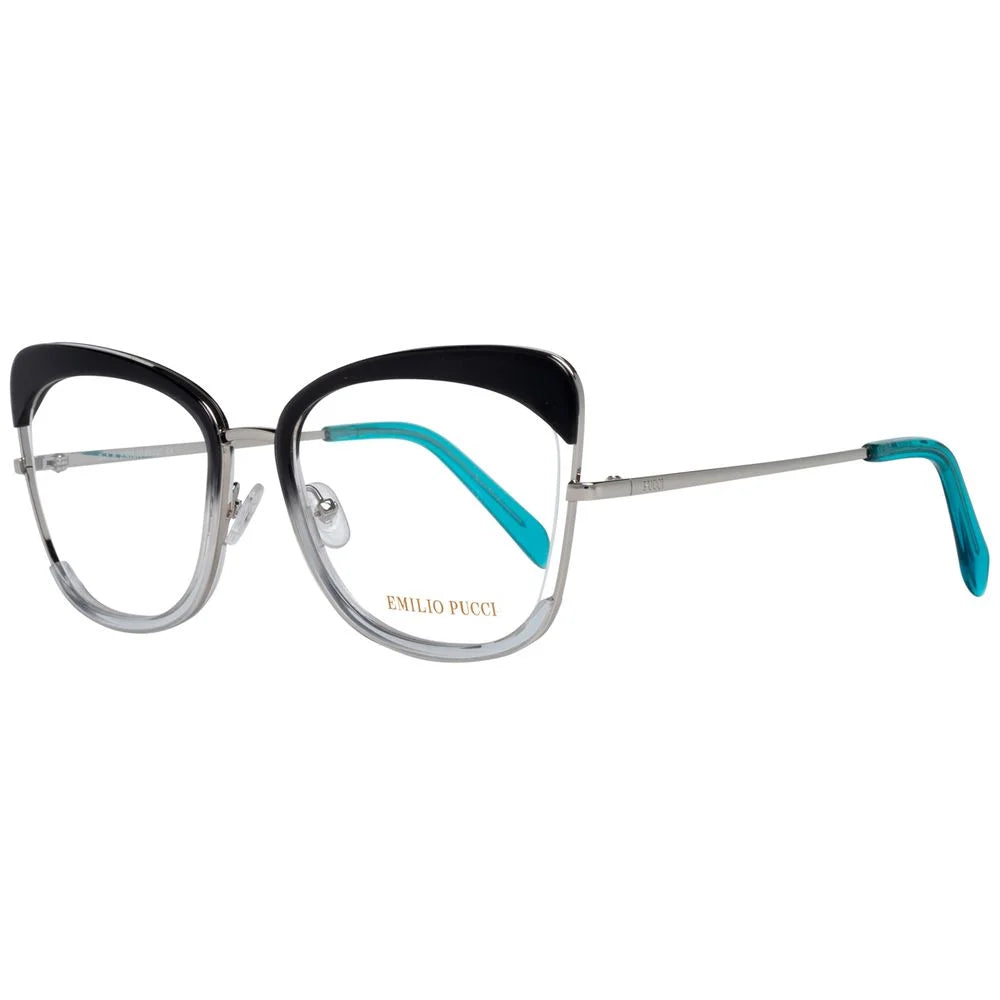 Emilio Pucci Black Metal Glasses (Frames)
