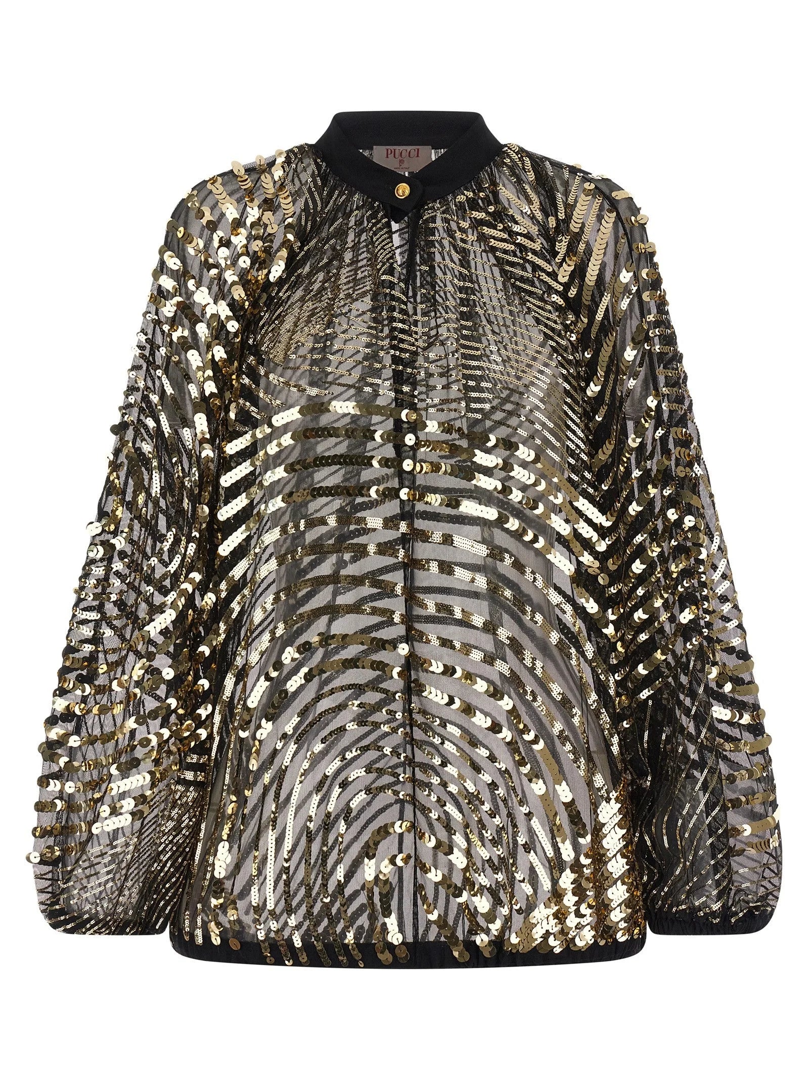 Emilio Pucci Black Polyamide Blouse - IT40