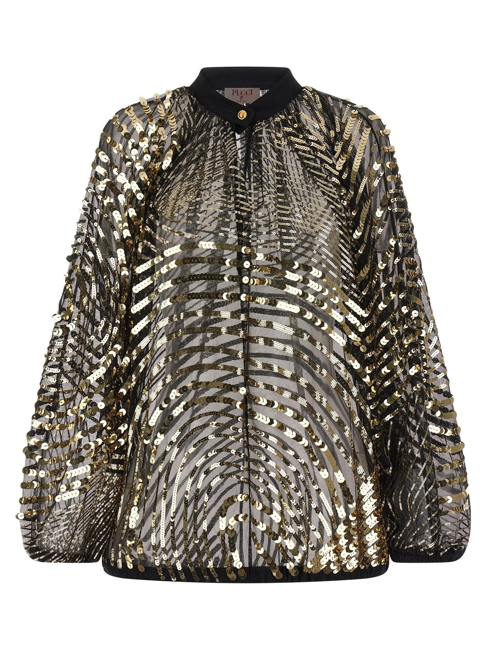 Emilio Pucci Black Polyamide Blouse - IT40