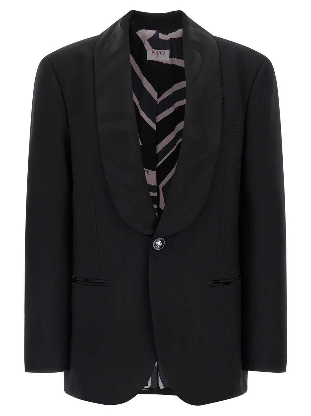 Emilio Pucci Black Virgin Wool Blazer