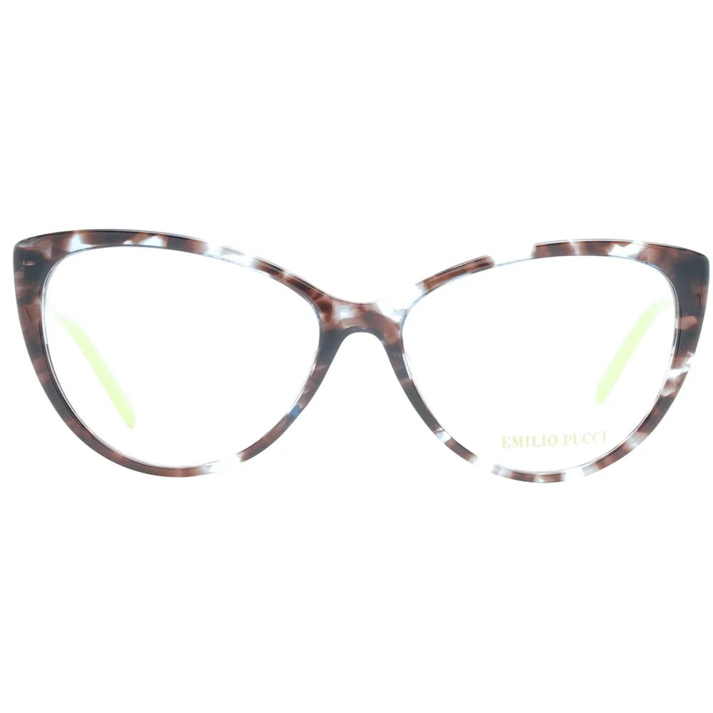 Emilio Pucci Brown Plastic Glasses (Frames)
