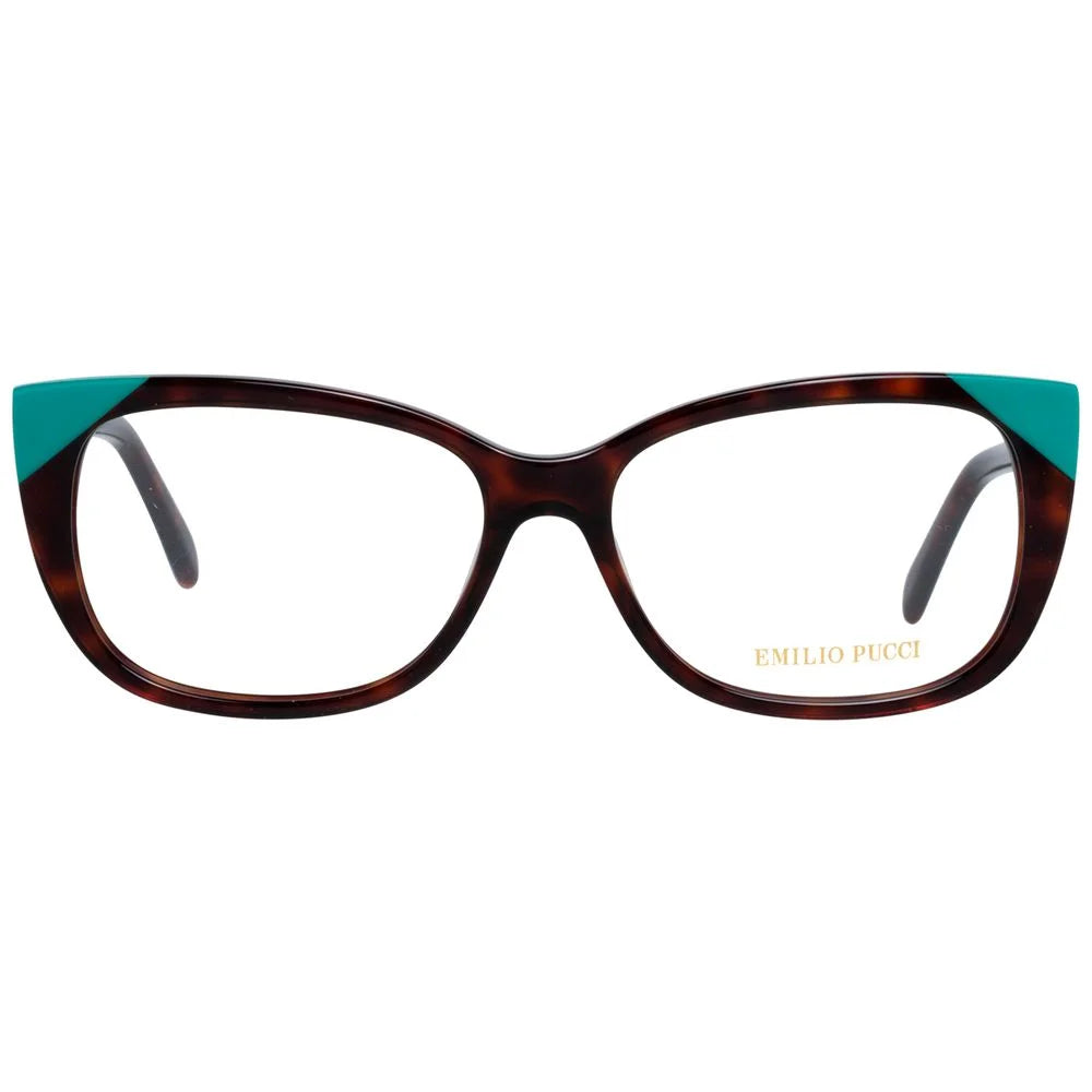 Emilio Pucci Brown Plastic Glasses (Frames)