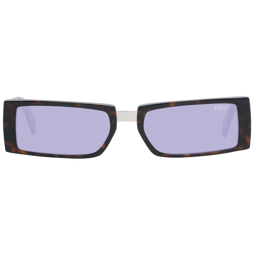 Emilio Pucci Brown Plastic Sunglasses - Sunglasses