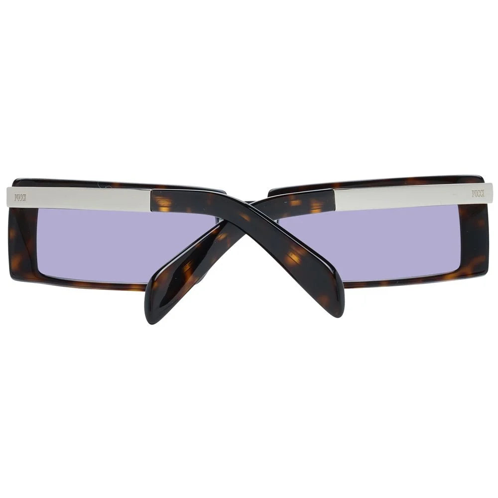 Emilio Pucci Brown Plastic Sunglasses - Sunglasses
