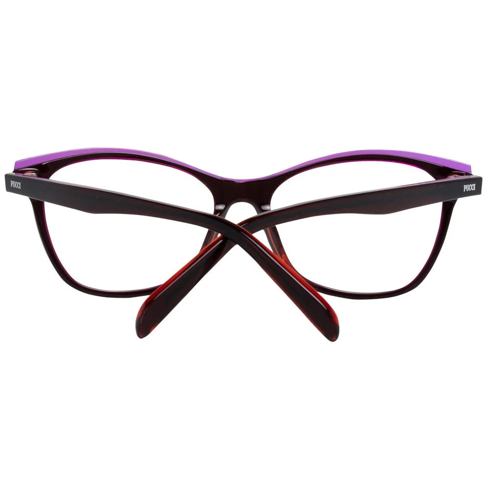 Emilio Pucci Burgundy Women Glasses Frame - Eyeglasses
