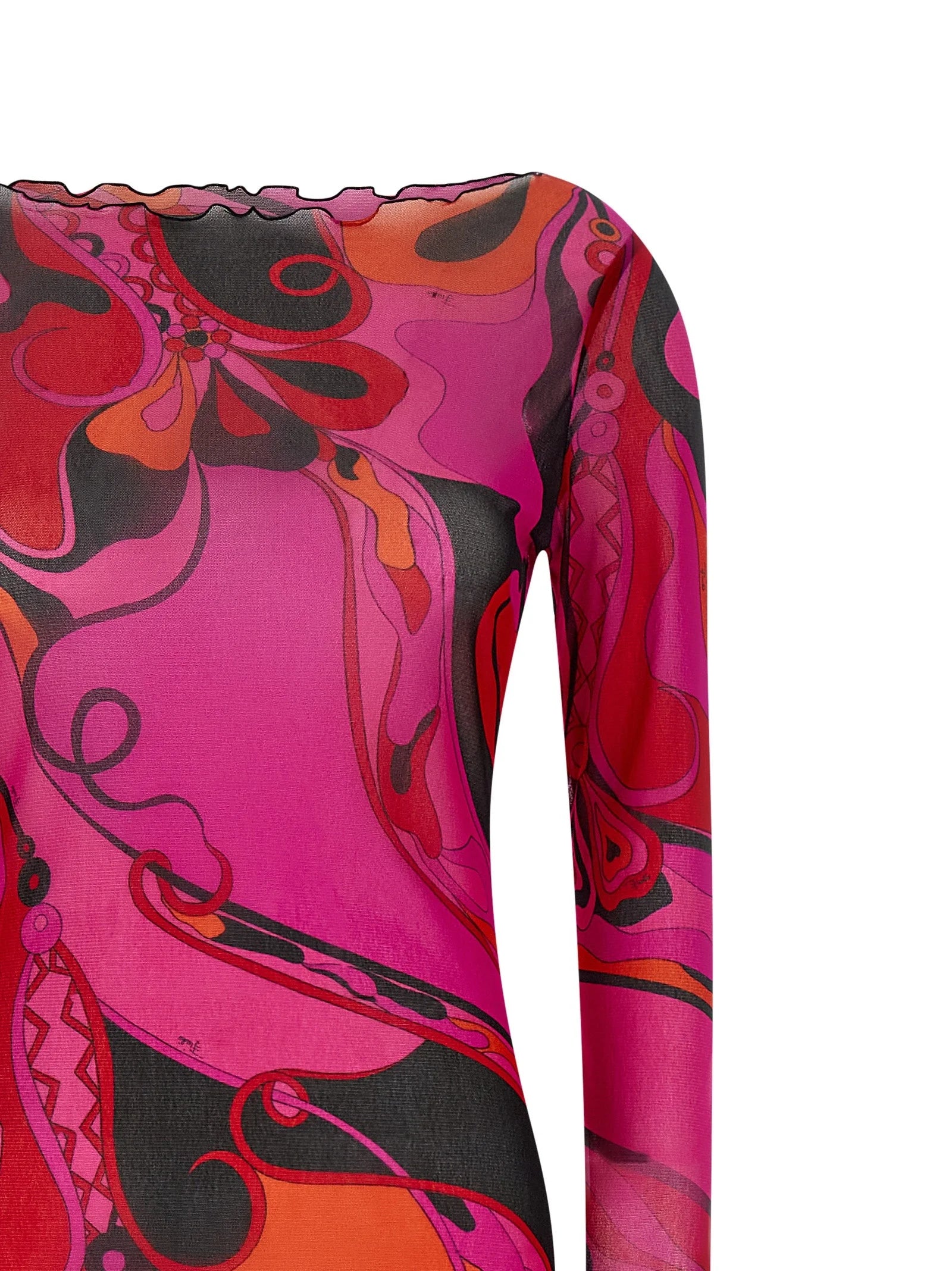 Emilio Pucci Fuchsia Polyamide Long Dress - IT46