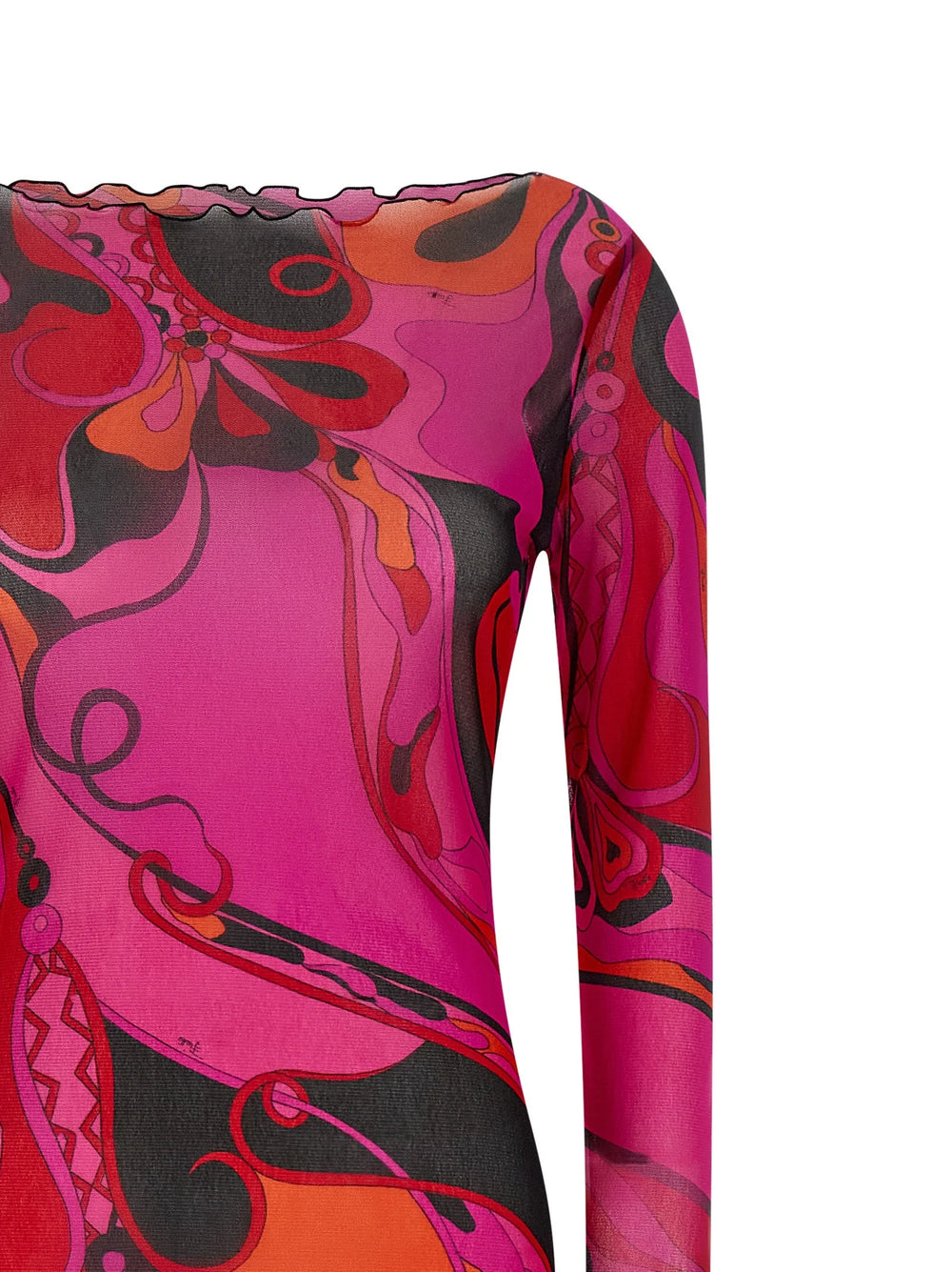 Emilio Pucci Fuchsia Polyamide Long Dress - IT46
