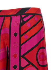 Emilio Pucci Fuchsia Silk Casual Pants - IT40