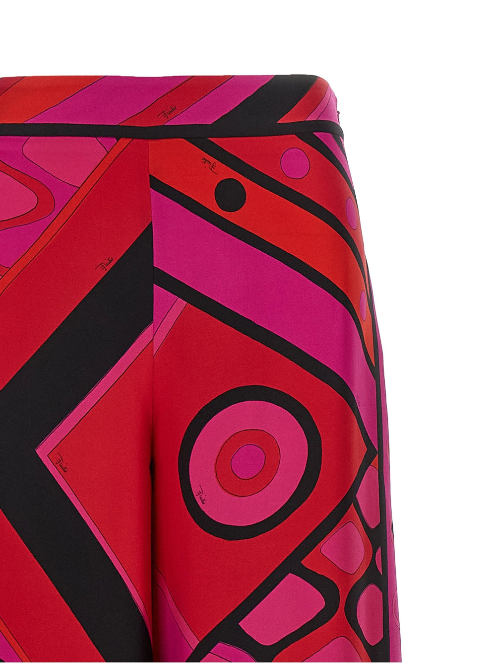 Emilio Pucci Fuchsia Silk Casual Pants - IT40