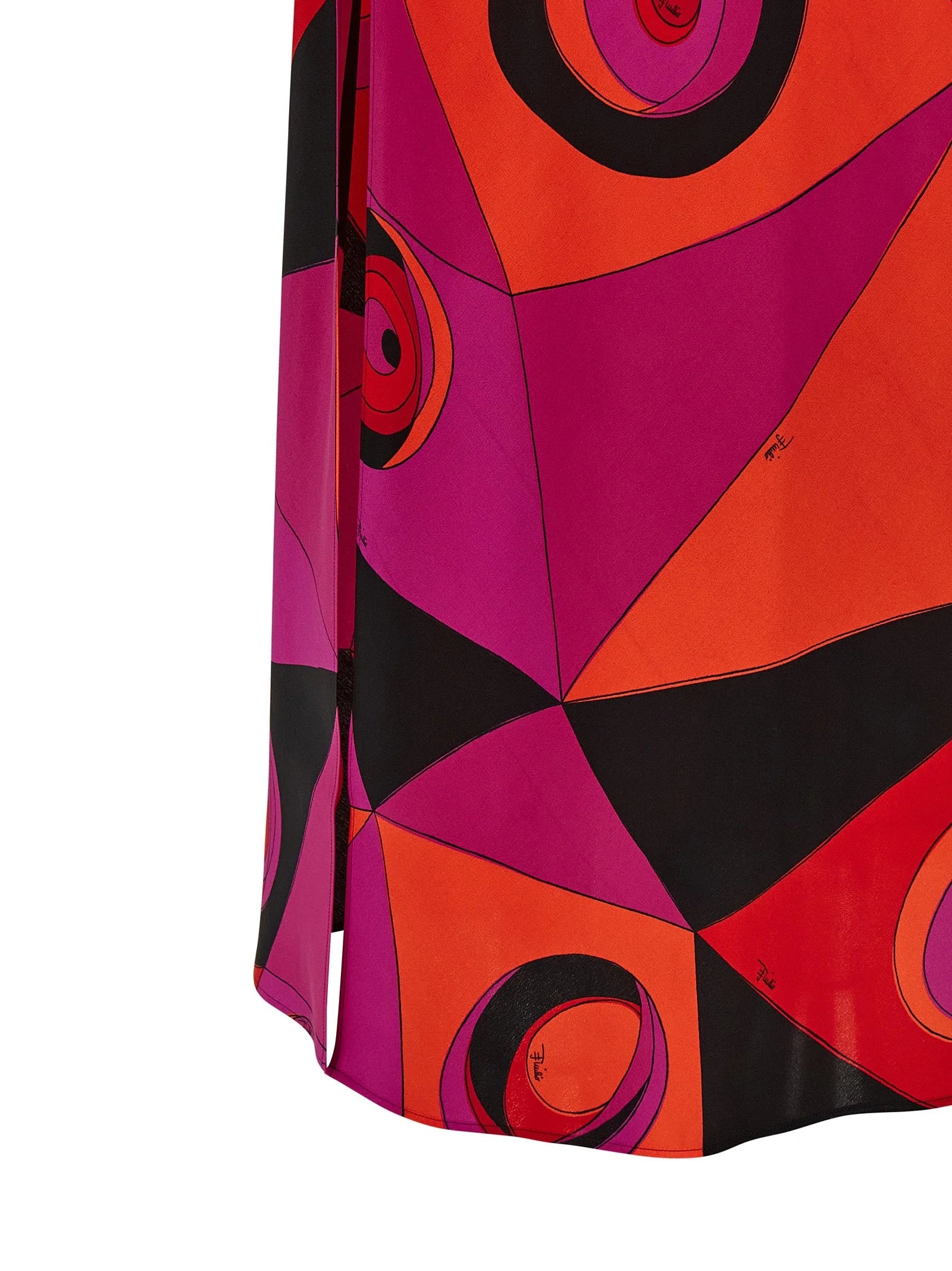 Emilio Pucci Fuchsia Silk Long Dress - IT42