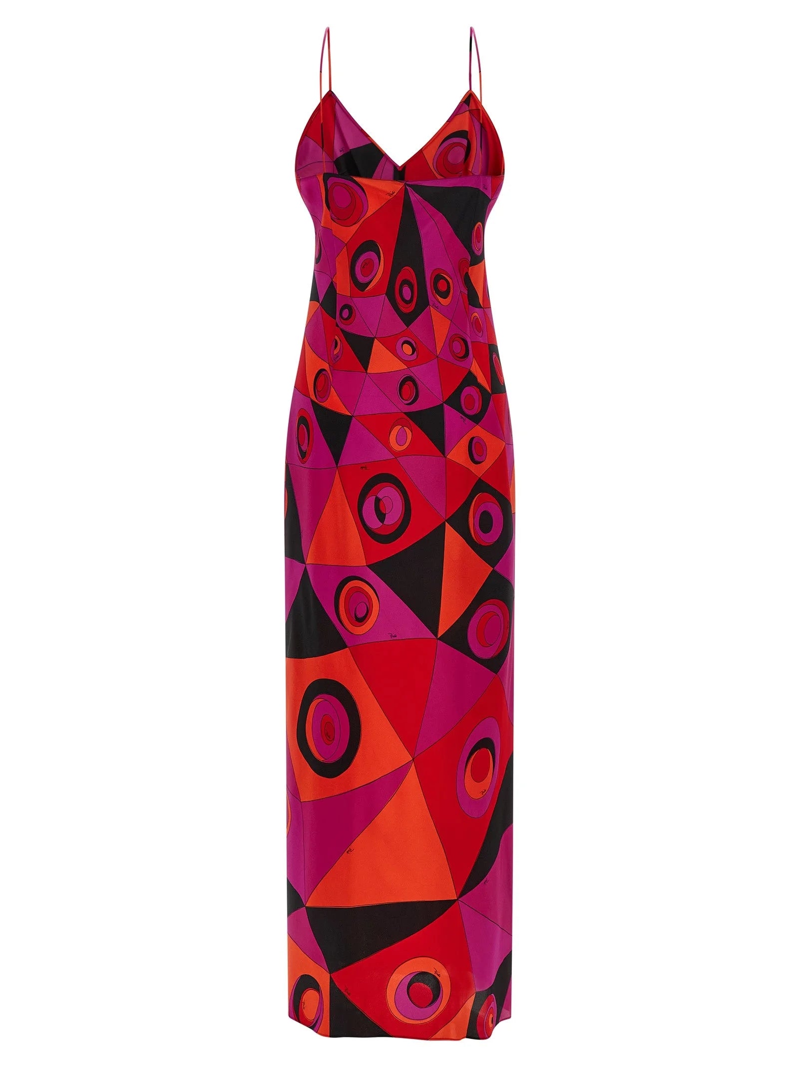 Emilio Pucci Fuchsia Silk Long Dress - IT42