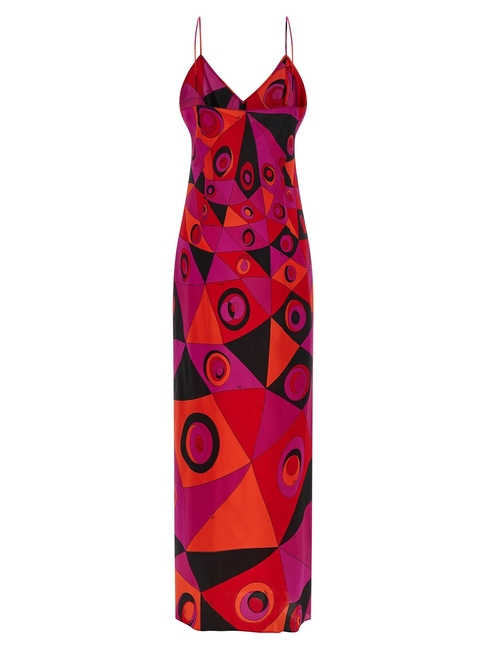Emilio Pucci Fuchsia Silk Long Dress - IT42