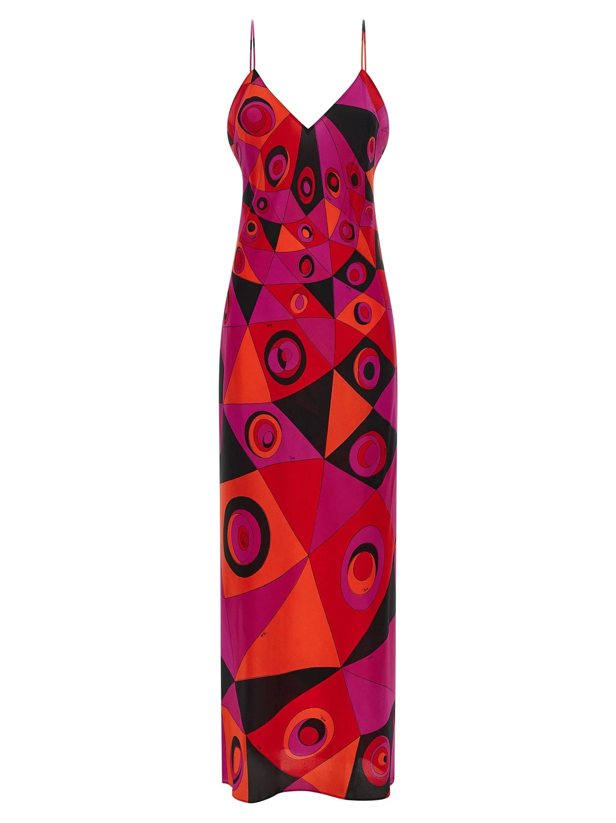 Emilio Pucci Fuchsia Silk Long Dress - IT42