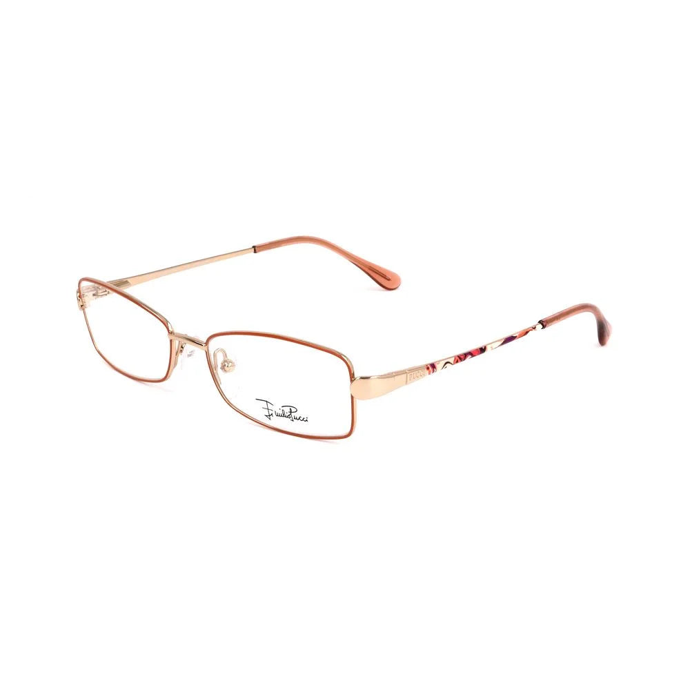 Emilio Pucci Gold Metal Frames - Eyeglasses
