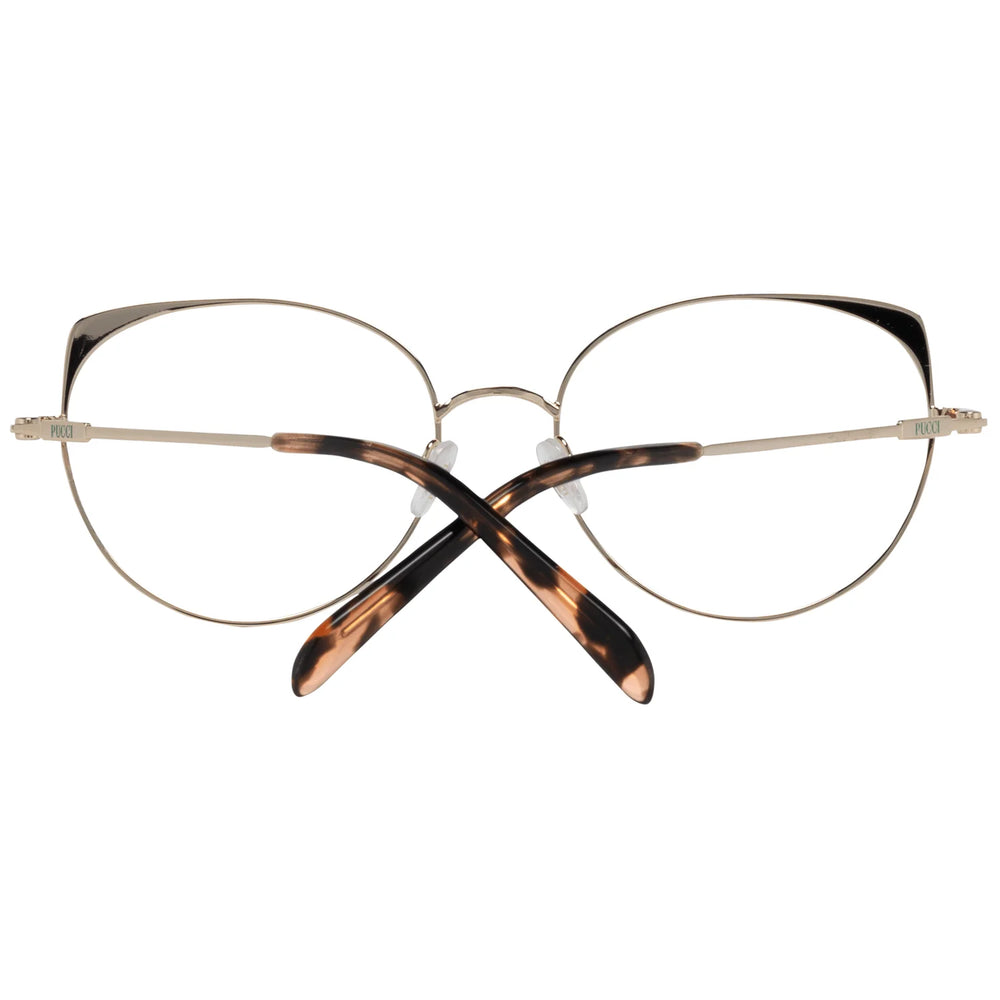 Emilio Pucci Gold Metal Glasses (Frames) - Eyeglasses