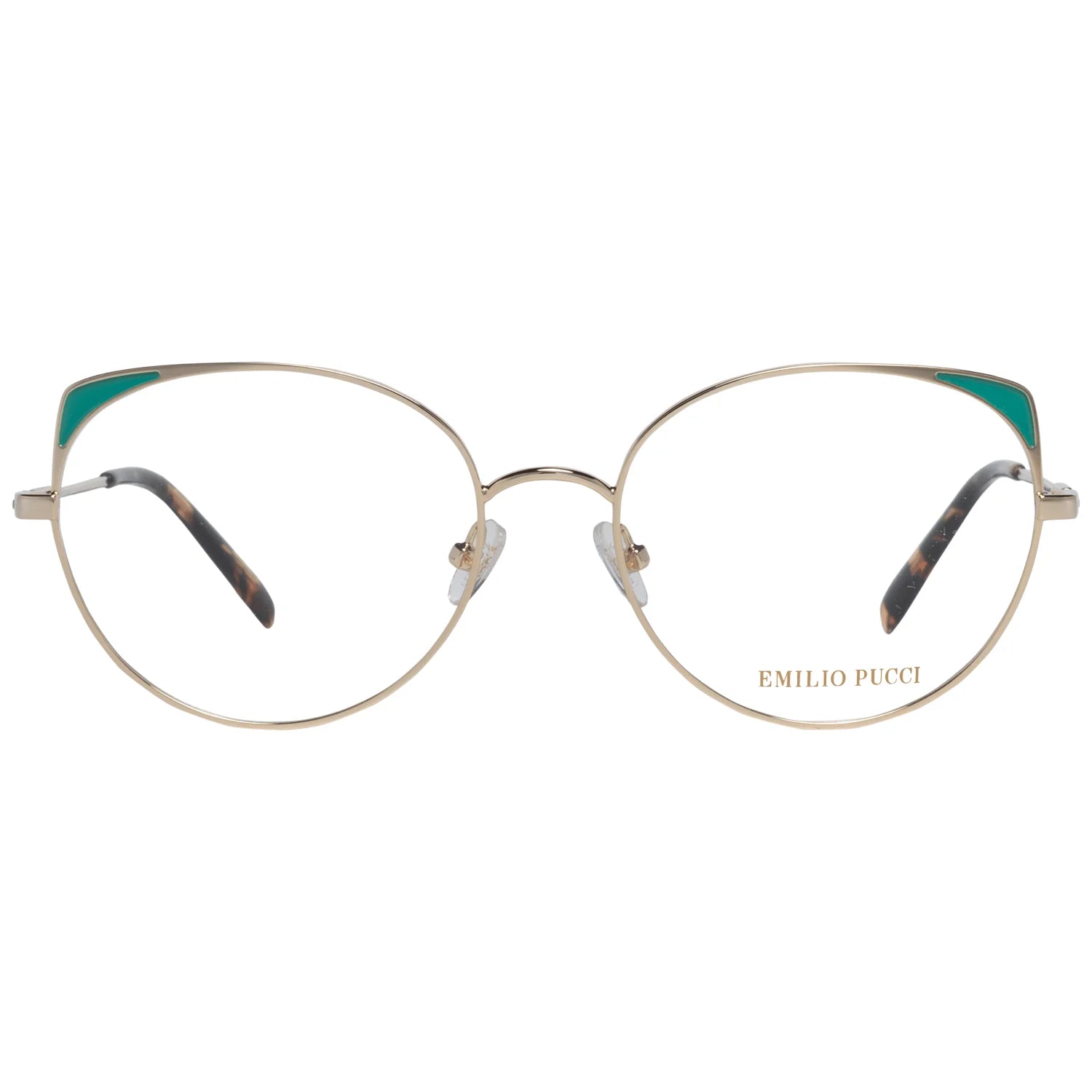 Emilio Pucci Gold Metal Glasses (Frames) - Eyeglasses