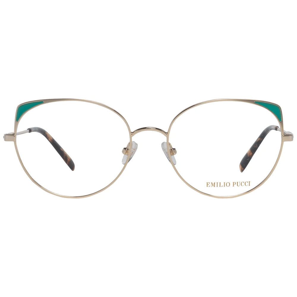 Emilio Pucci Gold Metal Glasses (Frames) - Eyeglasses