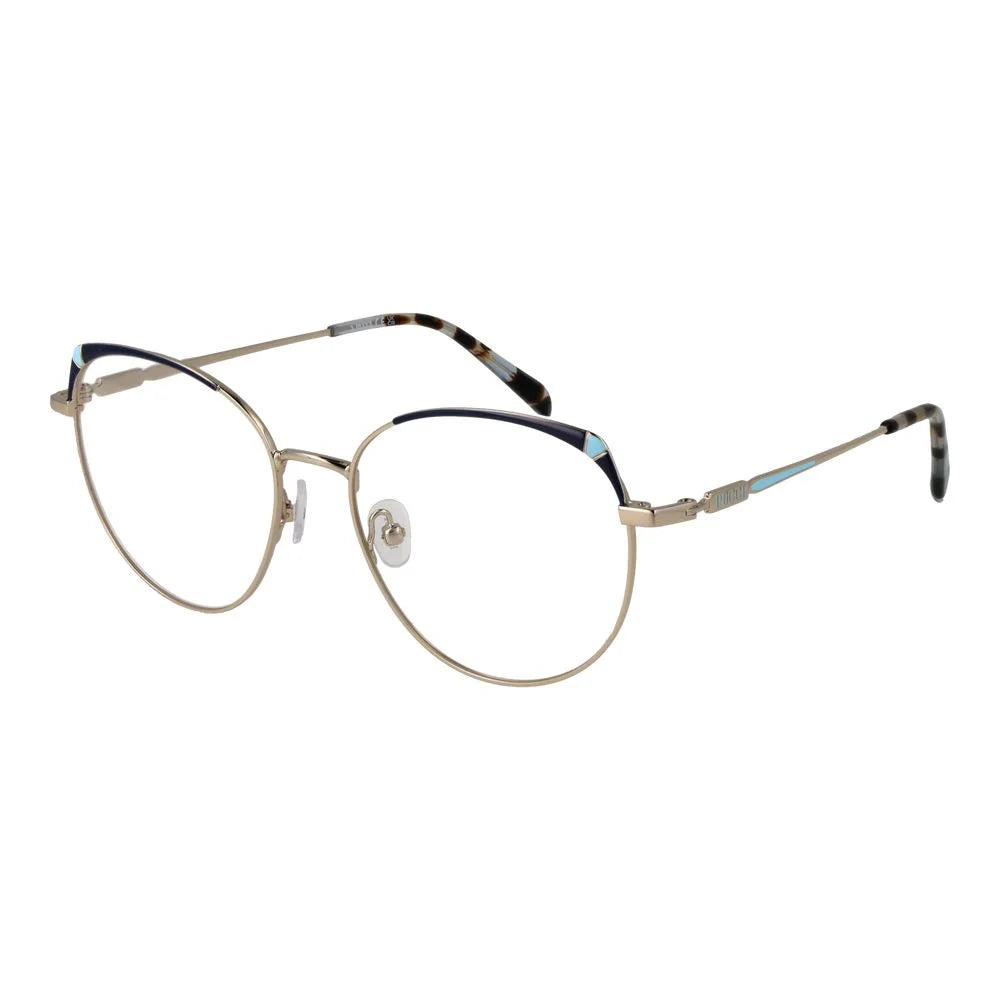 Emilio Pucci Gold Women Glasses Frame - Eyeglasses