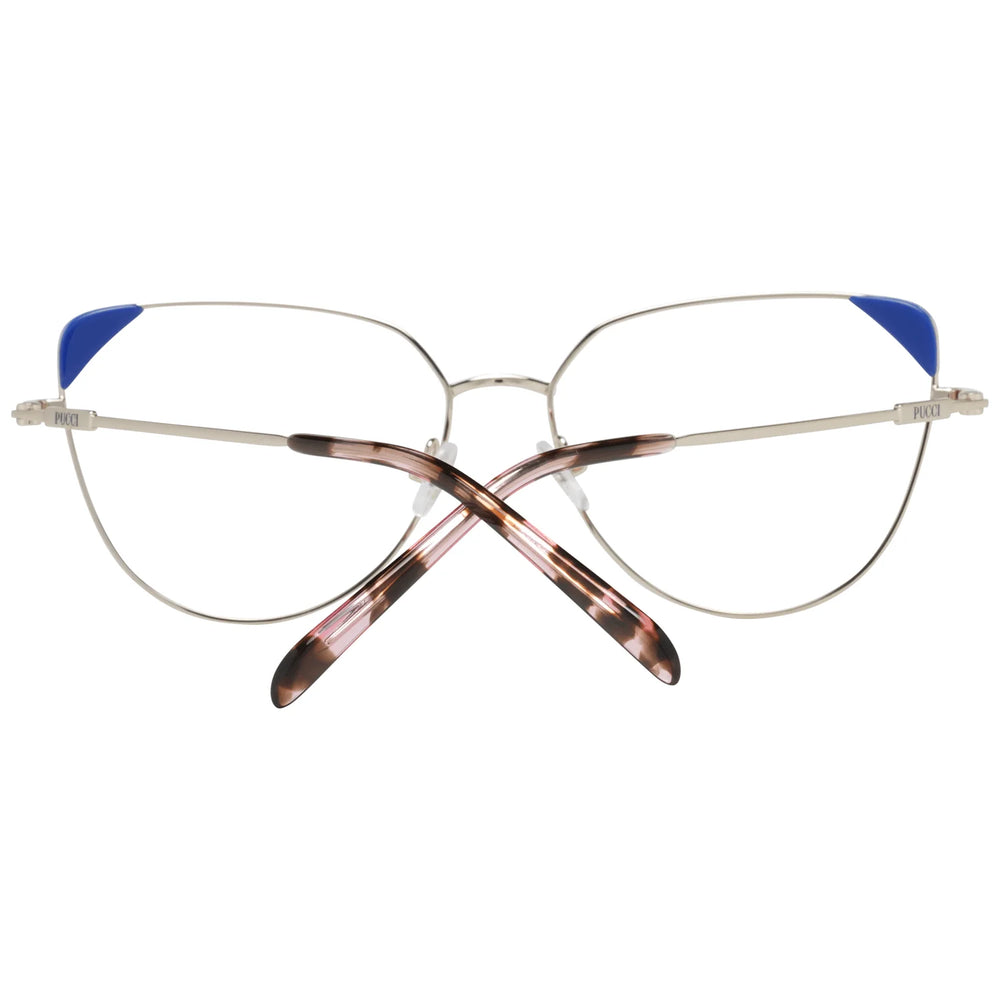 Emilio Pucci Gold Women Glasses Frame - Eyeglasses