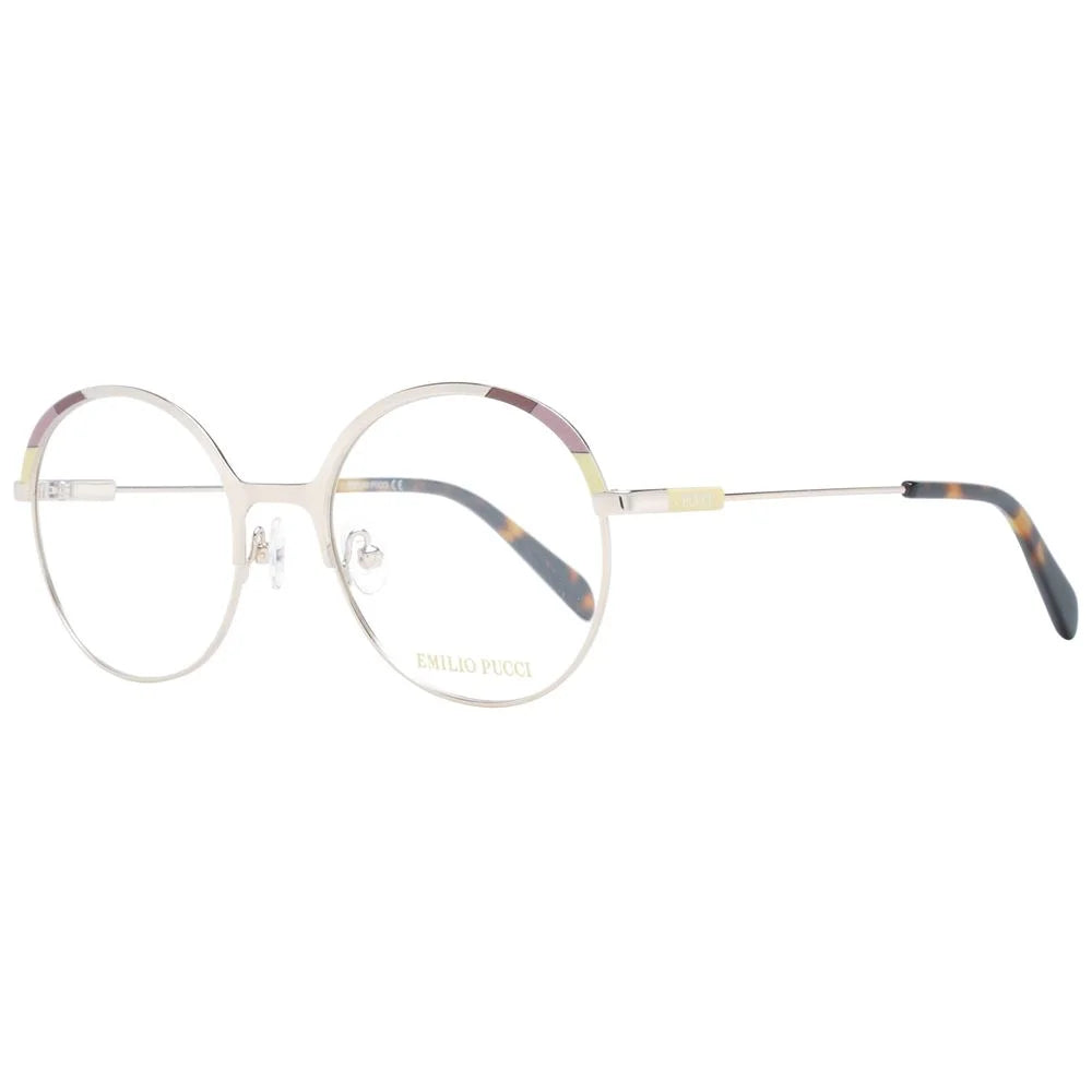 Emilio Pucci Gold Women Glasses Frame - Eyeglasses
