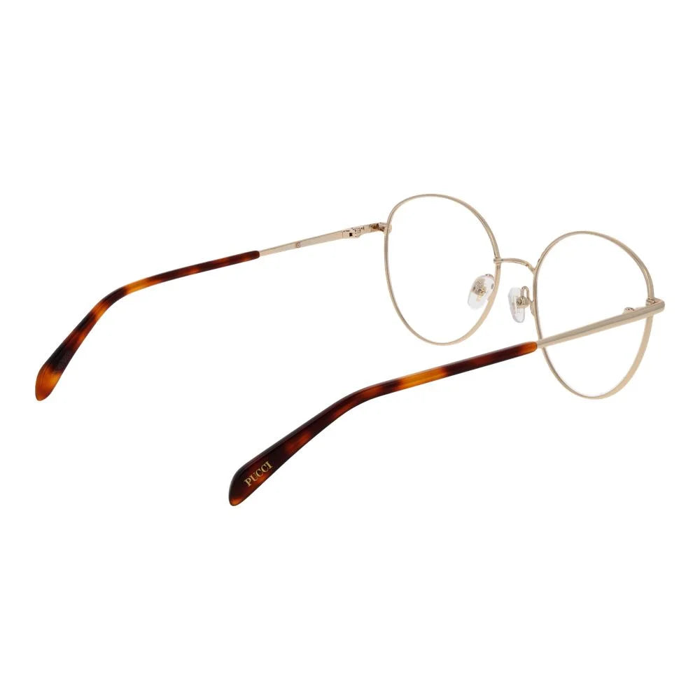 Emilio Pucci Gold Women Glasses Frame - Eyeglasses
