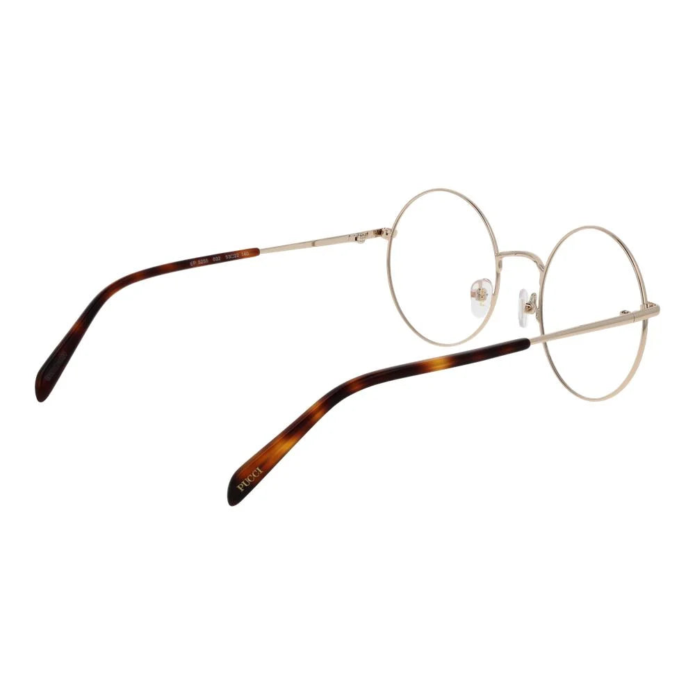 Emilio Pucci Gold Women Glasses Frame - Eyeglasses